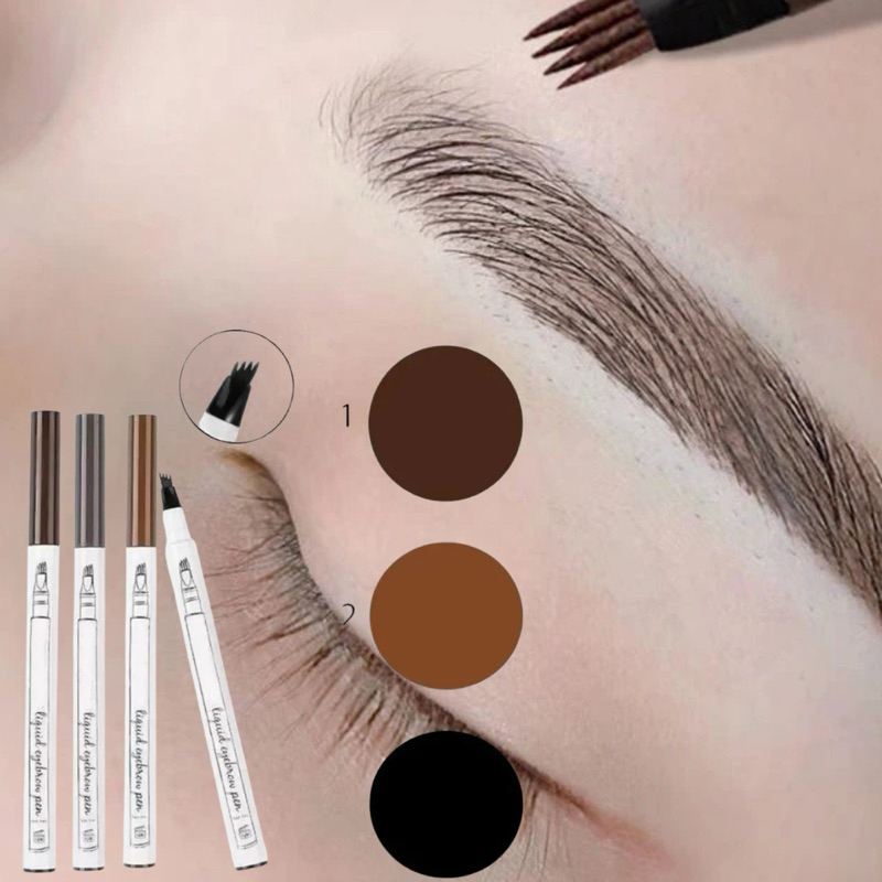 Caneta para Sobrancelha com Efeito Microblading Realista e à Prova D’Água