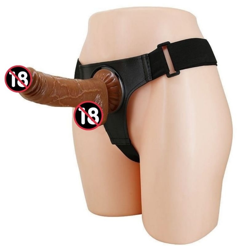 Pênis Realista Silicone 16cm + Cinta Peniana com regulagem Cintaralho Sex Shop