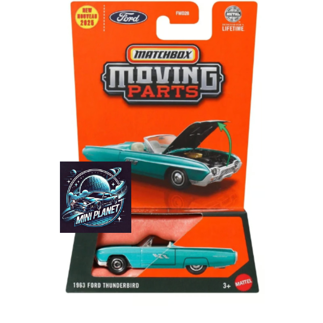 Matchbox Moving Parts - 1963 Ford Thunderbird