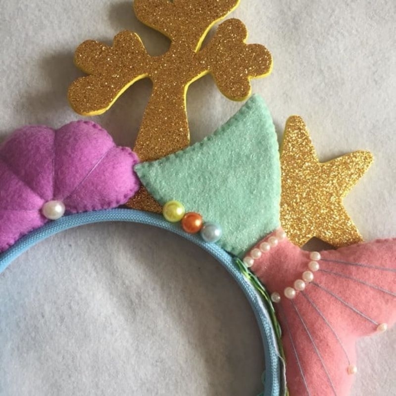 Tiara Carnaval Sereia