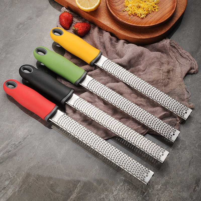 Ralador Zester Culinário Profissional Inox Extra Fino - Raspas de Limão e Laranja BEST em Oferta na Shopee