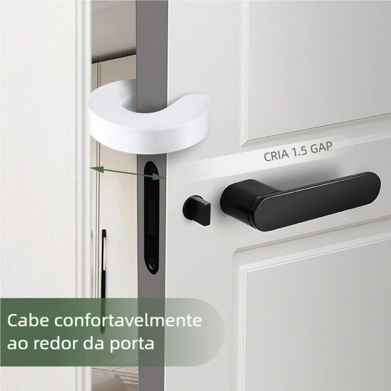 3 Protetores de Porta em EVA LMP - Proteção de Segurança para Salvar Dedos de Crianças e Bebês em Oferta na Shopee
