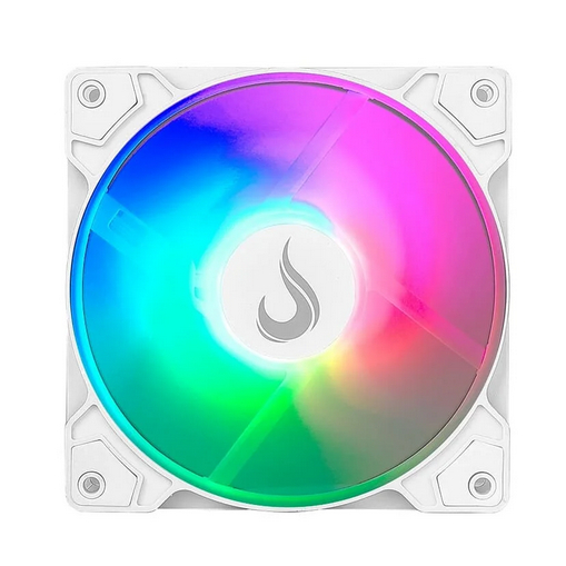 Cooler Ventoinha Risemode Branco RGB 120mm