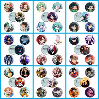 Botons Anime kit 5 botons 3,5cm - Jujutsu kaisen - Haikyuu - Blue Lock - Dandadan - Hatsune Miku - Spy family em Oferta na Shopee