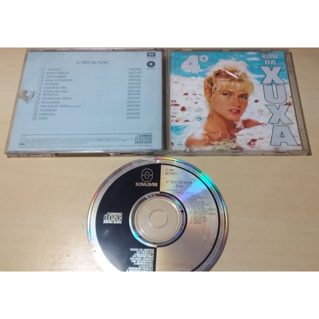 Cd Xuxa - 4o Xou Da Xuxa (1989) Estandar (Usado)