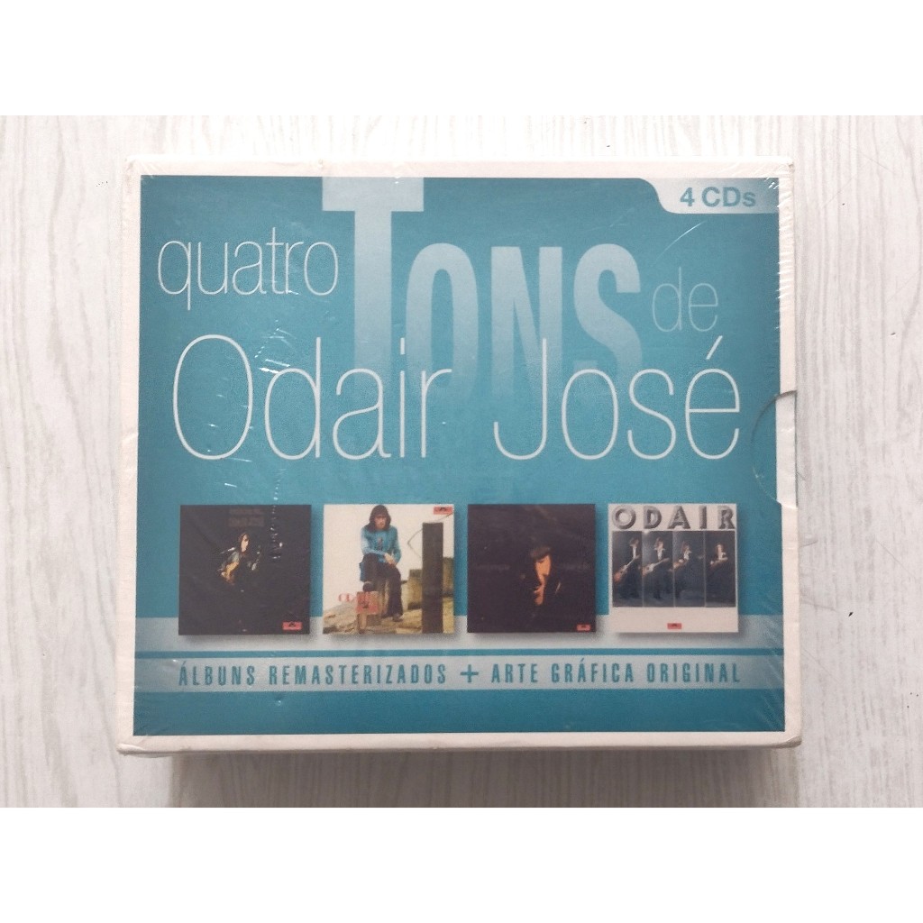 Box Odair José - Quatro Tons - Lacrado Com 4 Cds - Ed. AA