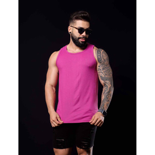 Regata Masculina Americana Canelada Slim Fit | Academia e Casual em Oferta na Shopee