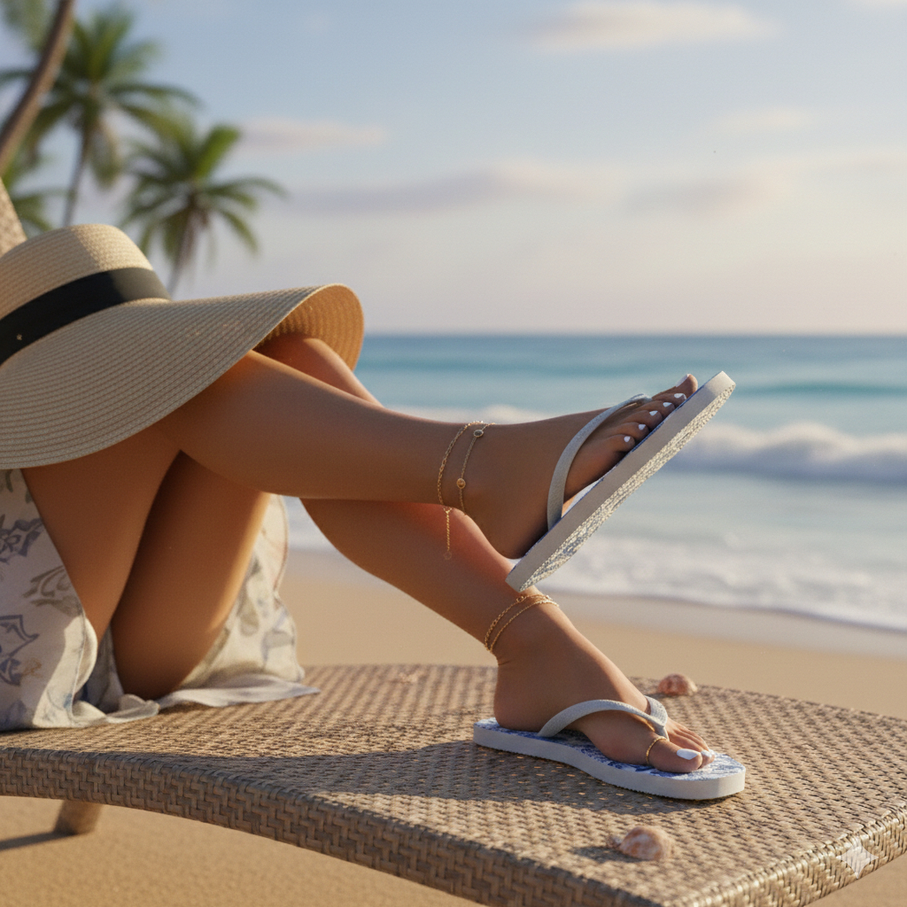 Chinelo Havaianas Farm Jardim De Porcelana Original Confortável Moda 2026 Praia Verão Envio Rápido