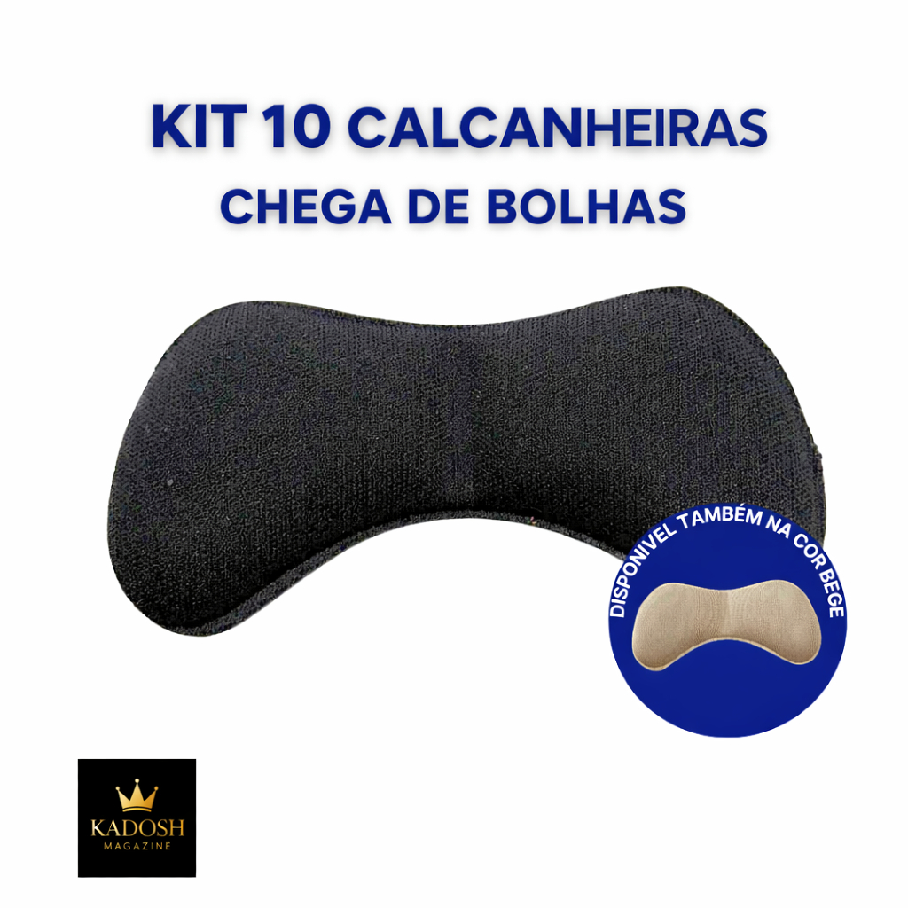 Protetor de Calcanhar -Antibolhas-Conforto ao Caminhar-Resolve um problema imediato