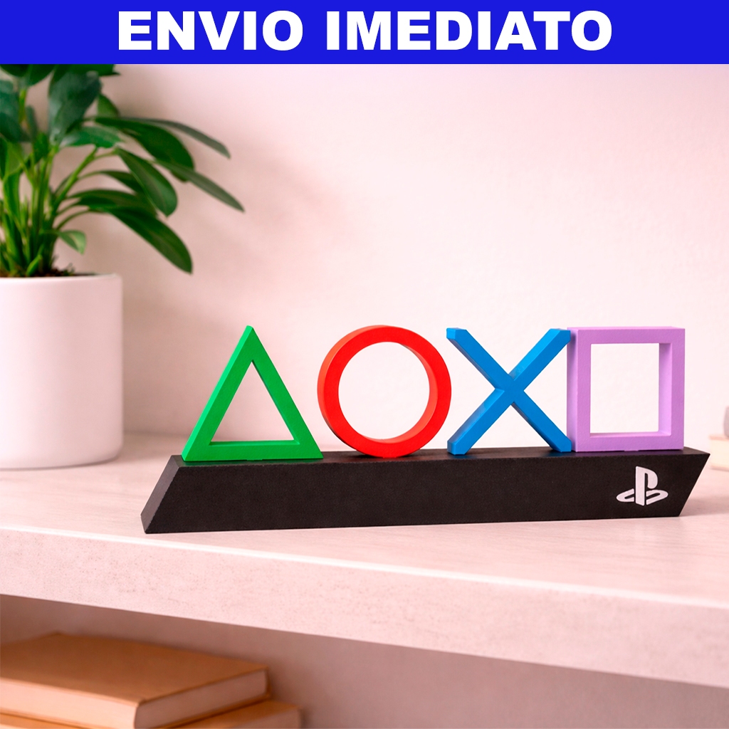 Letreiro PlayStation Decorativo