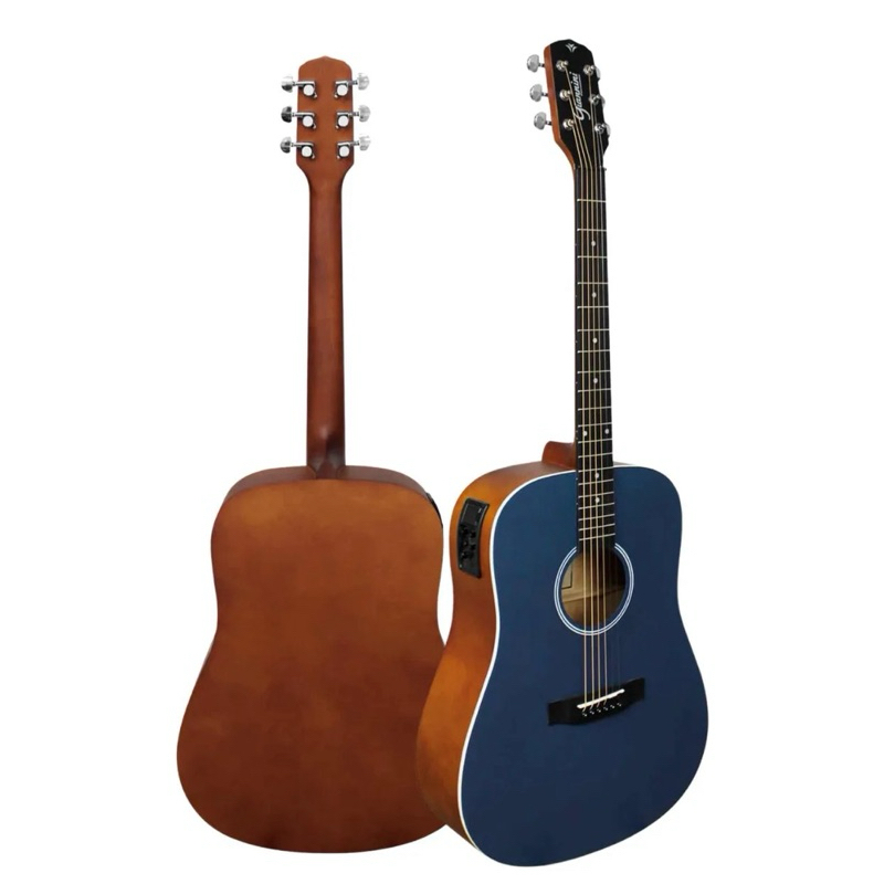 Violão Giannini Eletroacustico Folk REGULADO LUTHIER Performance GD-1 EQ Color Top Blue (CTB)