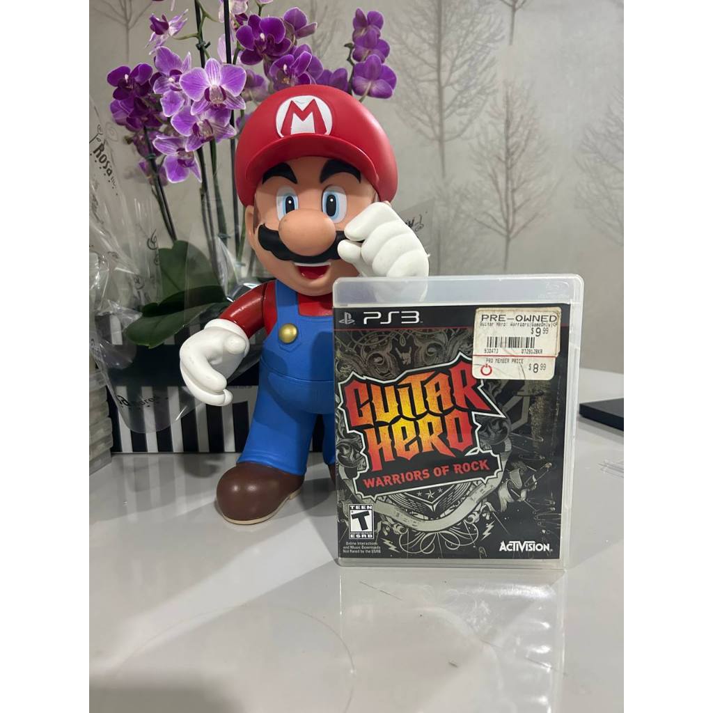 JOGO GUITAR HERO WARRIORS OF ROCK PS3 MIDIA FISICA ENVIO IMEDIATO