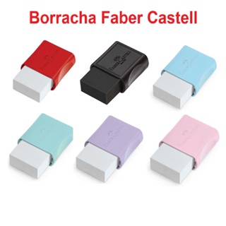Borracha Escolar Faber-Castell FC TK - Cores Branca, Black, Pastel e Glitter -Escolar em Oferta na Shopee