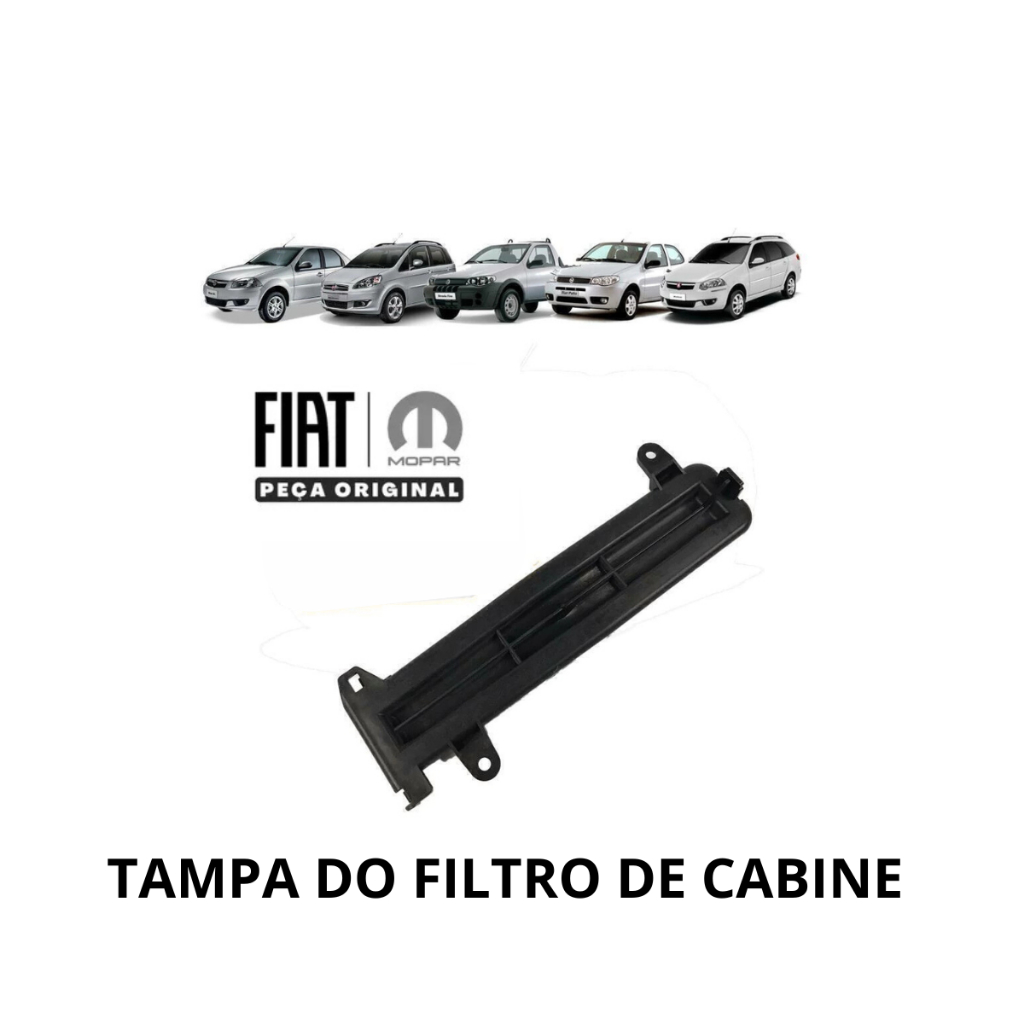 TAMPA FILTRO DO AR CONDICIONADO DA CABINE ORIGINAL FIAT PALIO 01 SIENA STRADA 2001 A 2020