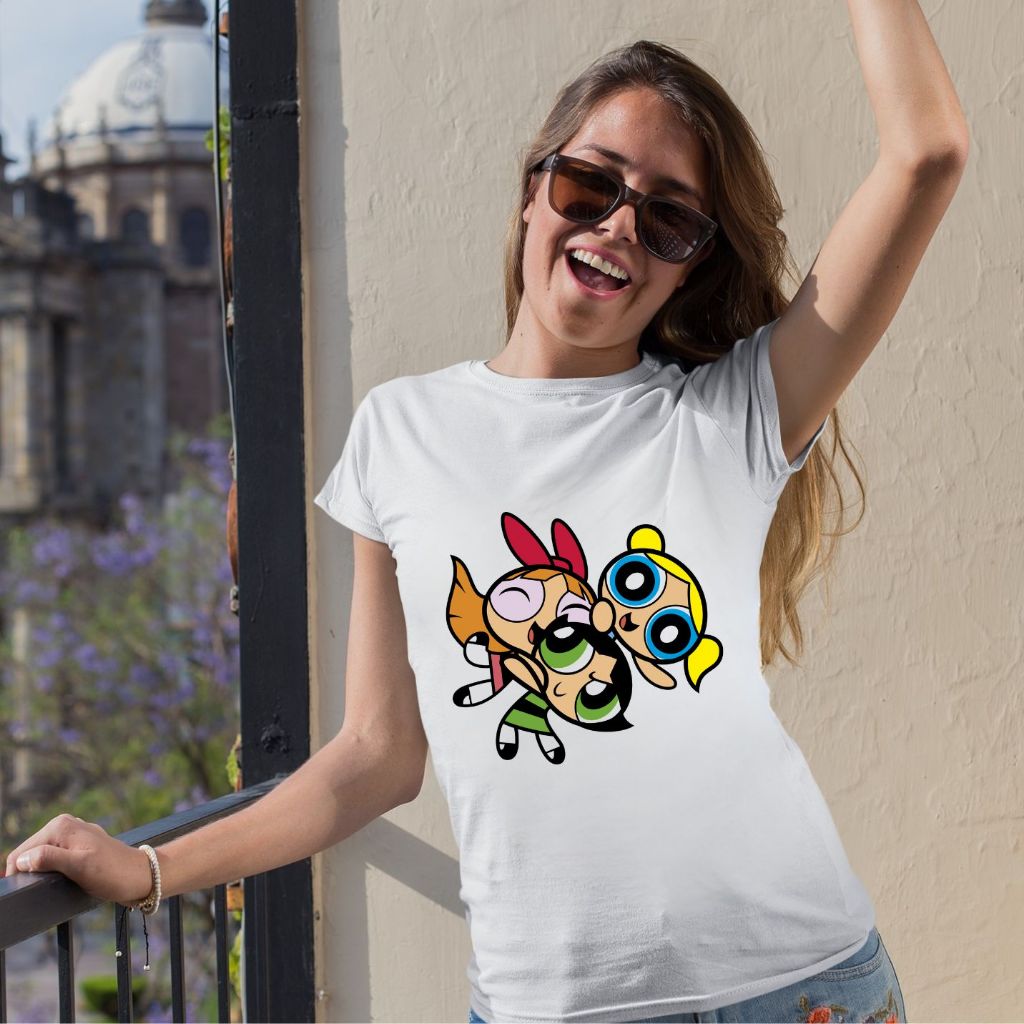 Camiseta Personalizada Meninas Super Poderosas Estampada
