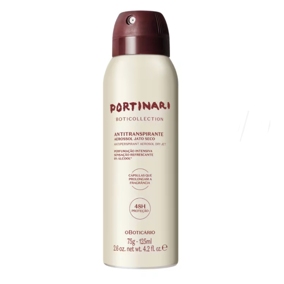 Desodorante Antitranspirante Aerosol Portinari 125ml Boticollection