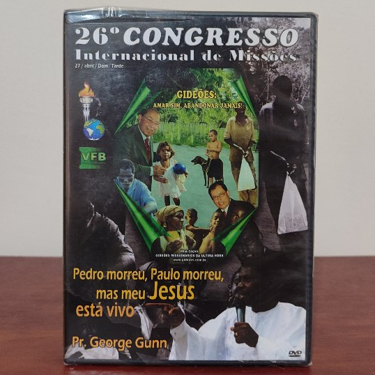 Dvd: 26° Congresso Internacional De Missões - Pr. George Gunn - Original - Lacrado