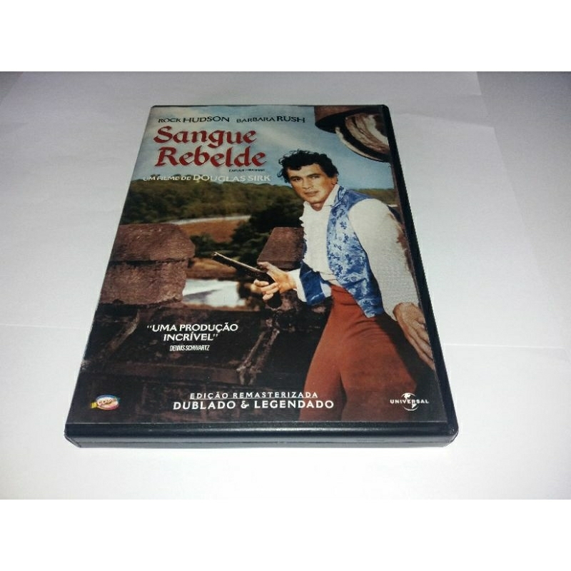Dvd - Sangue Rebelde - 1955 - Rock Hudson - Douglas Sirk - Dublado