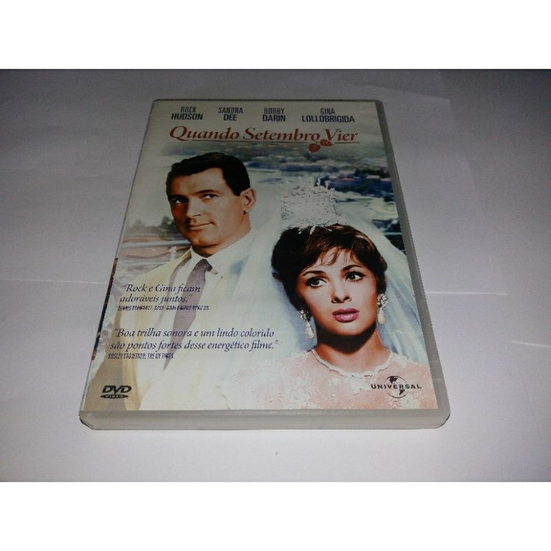 Dvd - Quando Setembro Vier - 1961 - Rock Hudson - Gina Lollobrigida - Sandra Dee