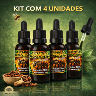 Extrato de Própolis Verde Alma Flora – Alta Pureza | Proteção Natural Todos os Dias em Oferta na Shopee