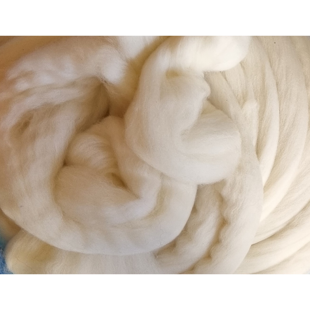 Lã Para Feltragem Natural Cardada - 150g