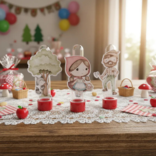 50 Apliques Chapeuzinho Vermelho 6cm Para Topper Doces E Tubetes Papel 180g Corte Perfeito Pronto e Entrega em Oferta na Shopee