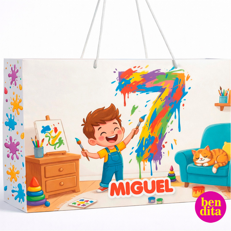 Sacolinha Personalizada Pintando Sete | Caixinhas Personalizados Pintando o Sete | Frete Gratis