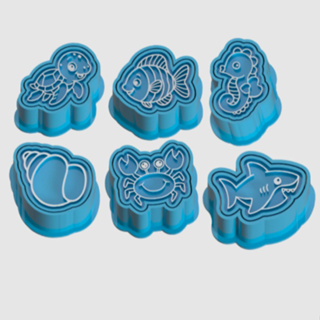 Kit 6 Ejetores De Brigadeiro Animais Mar Fofinhos Para Docinhos De Festa Confeitaria Moldes em Oferta na Shopee