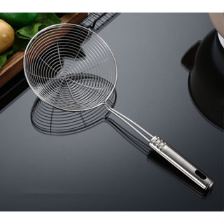 Escumadeira P/ Frituras Peneira Inox Aramada Resistente Pastel Batata Salgados de Cozinha  33x13cm em Oferta na Shopee