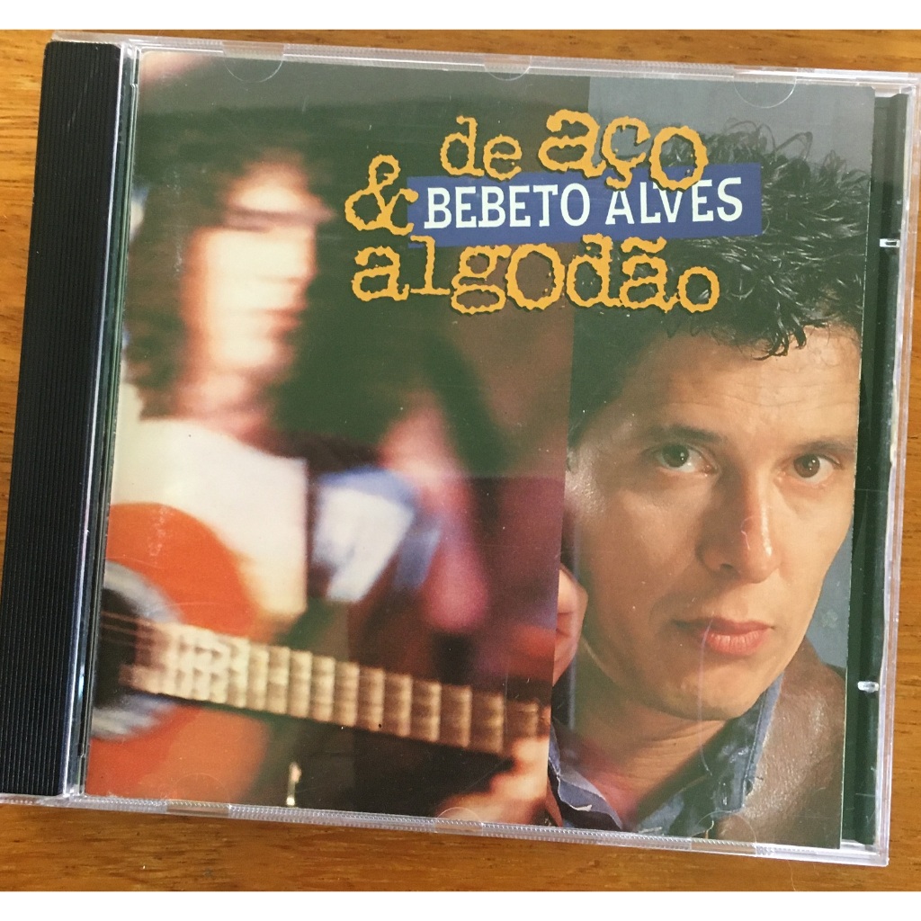CD de aço & algodão; Bebeto Alves, Usado em bom estado.
