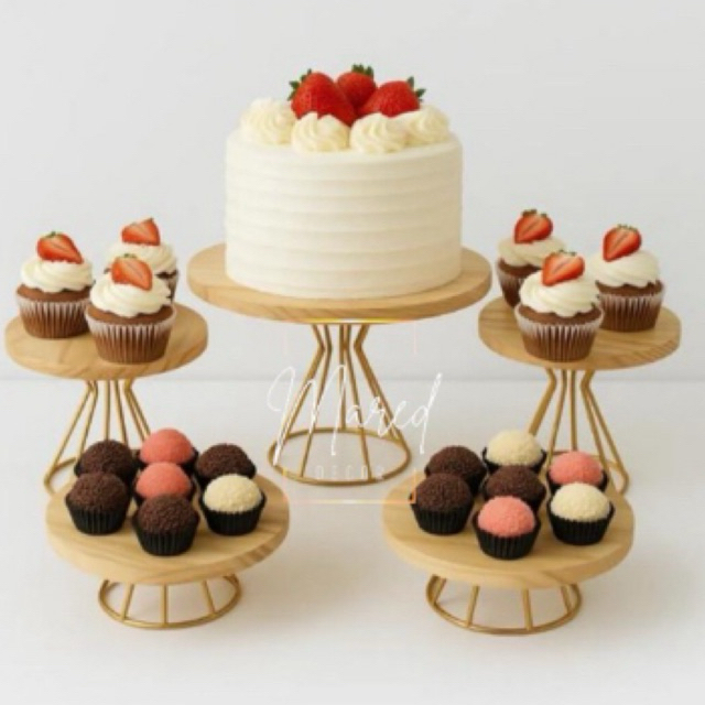 Kit Boleira 5 Peças em Arame de Aço 2,3 mm Para Decoração Festa Aniversário e Eventos em Oferta na Shopee