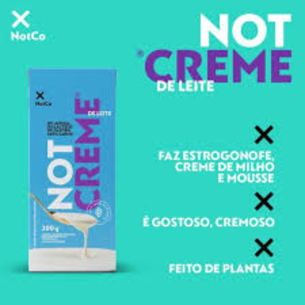 Creme De Leite NotCreme Vegetal NotCo Pack 3x200g – Cremoso, Versátil E Sem Lactose