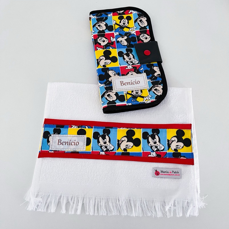 Porta Higiene bucal escolar/personalizado com nome/carteira em Oferta na Shopee