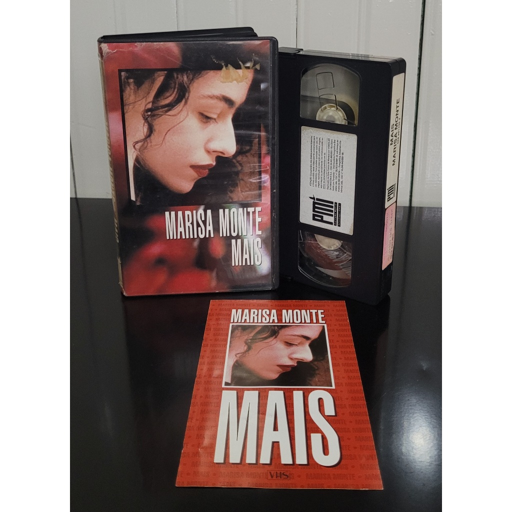 Fita VHS Marisa Monte Mais com Encarte