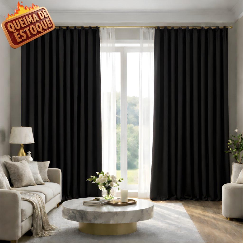Cortina Persiana Para Sala Quarto Roma Premium Tecido Não Desbota Super Elegante Envio Rápido
