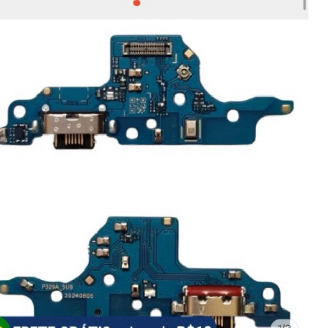 Conector Placa Dock De Carga Compatível Moto G05 / G15 / G15 Power