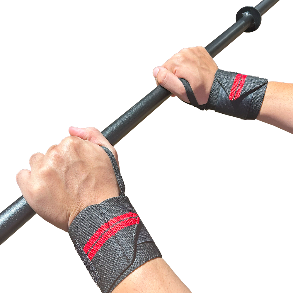 Par Munhequeira Protetor Suporte Punho Musculação Profissional Crossfit Academia Treino PowerLift