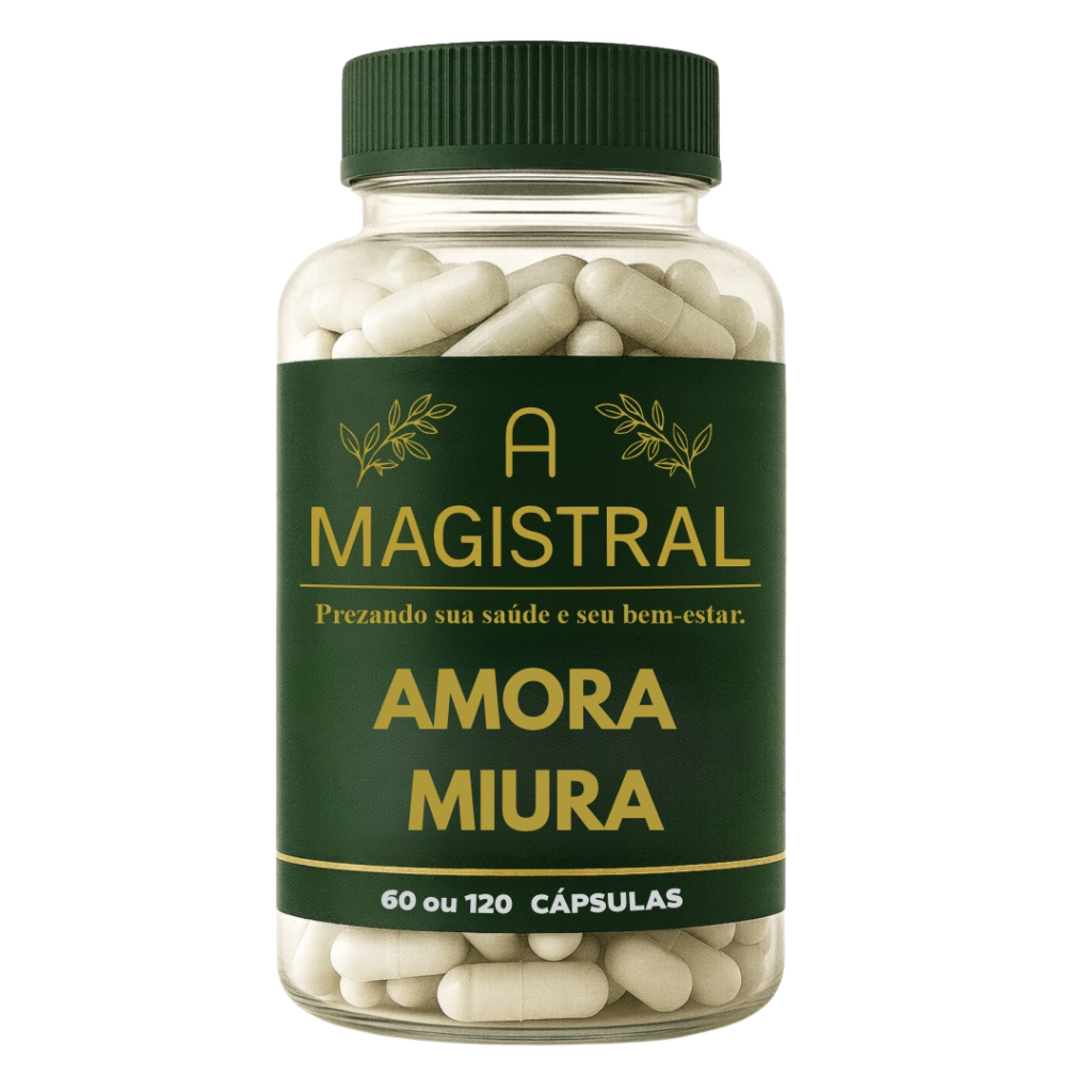 Amora Miura 500mg Pura Original Alívio Menopausa Climatério Suplementos Vitaminas