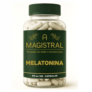 Melatonina 100% Pura Original A Magistral Sono Tranquilo Suplementos Vitaminas em Oferta na Shopee