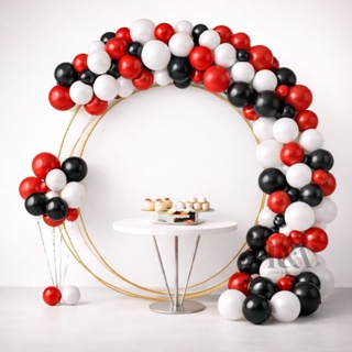 Kit 150 Balões Redondo Liso São Paulo Futebol Vermelho, Preto, Branco Balao de aniversário em Oferta na Shopee