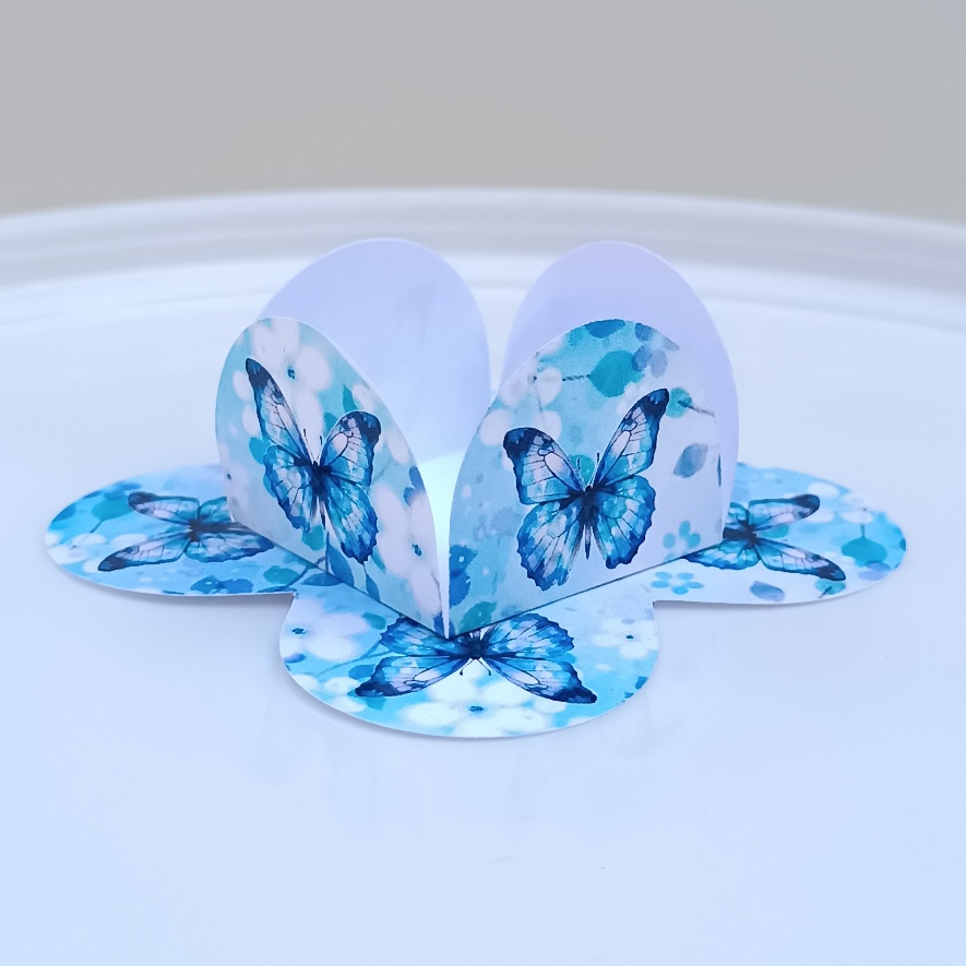 Forminhas para Doces Borboleta Azul l Personalizados l Lembrancinha de Festa l Aniversário l Festa Infantil