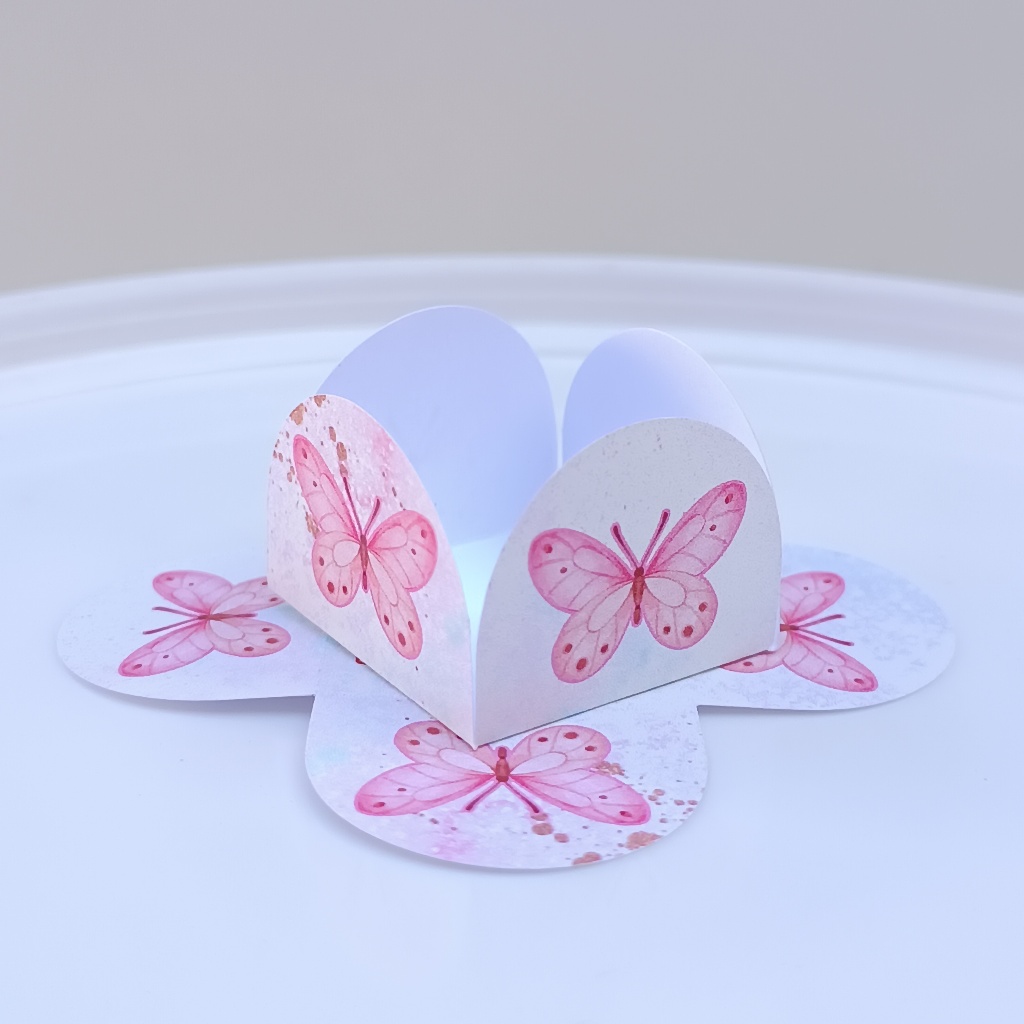 Forminhas para Doces Borboleta Rosa l Personalizados l Lembrancinha de Festa l Aniversário l Festa Infantil