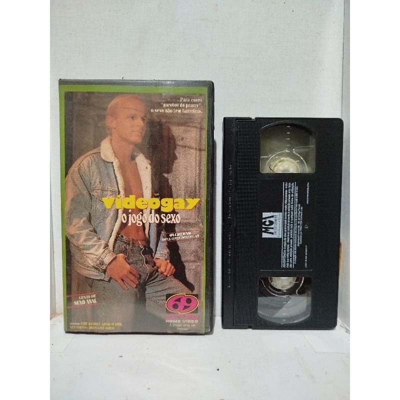 VHS VIDEOGAY O JOGO DO S3XO - PORNÔ GAY