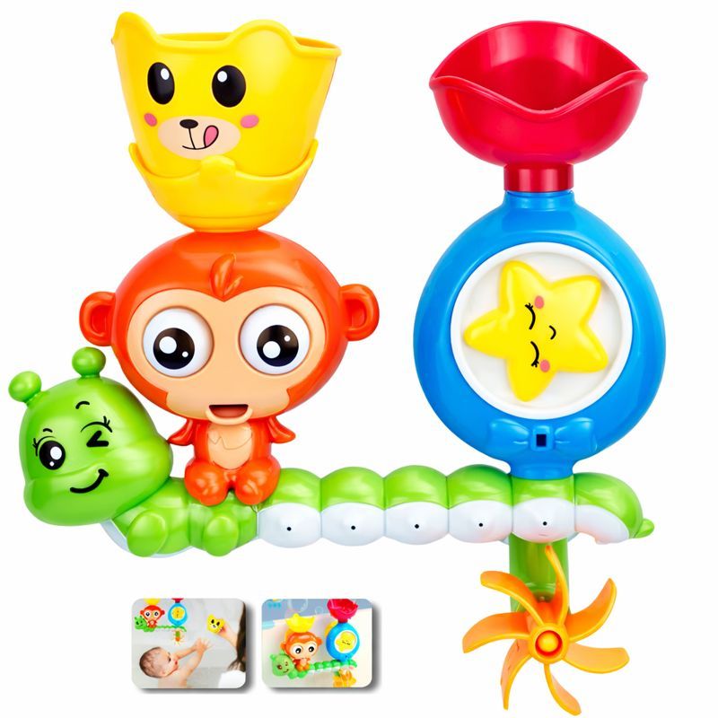 Brinquedos para Bebê  Brinquedo de Banho Brinquedos Infantil  Gruda na Parede Ventosa Bebê Água