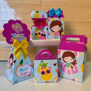 Kit Personalizados Pool Party Feminino Festa na Piscina \ Festa \ Lembrancinha\ Aniversário \ Pegue e Monte \ Mimo em Oferta na Shopee