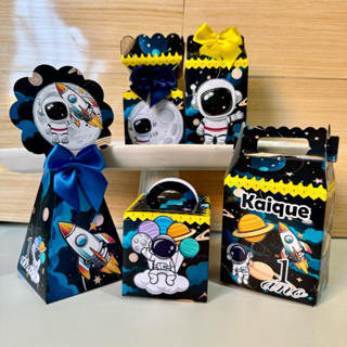 Kit Personalizados Astronauta Lua \ Festa \ Lembrancinha\ Aniversário \ Pegue e Monte \ Mimo em Oferta na Shopee