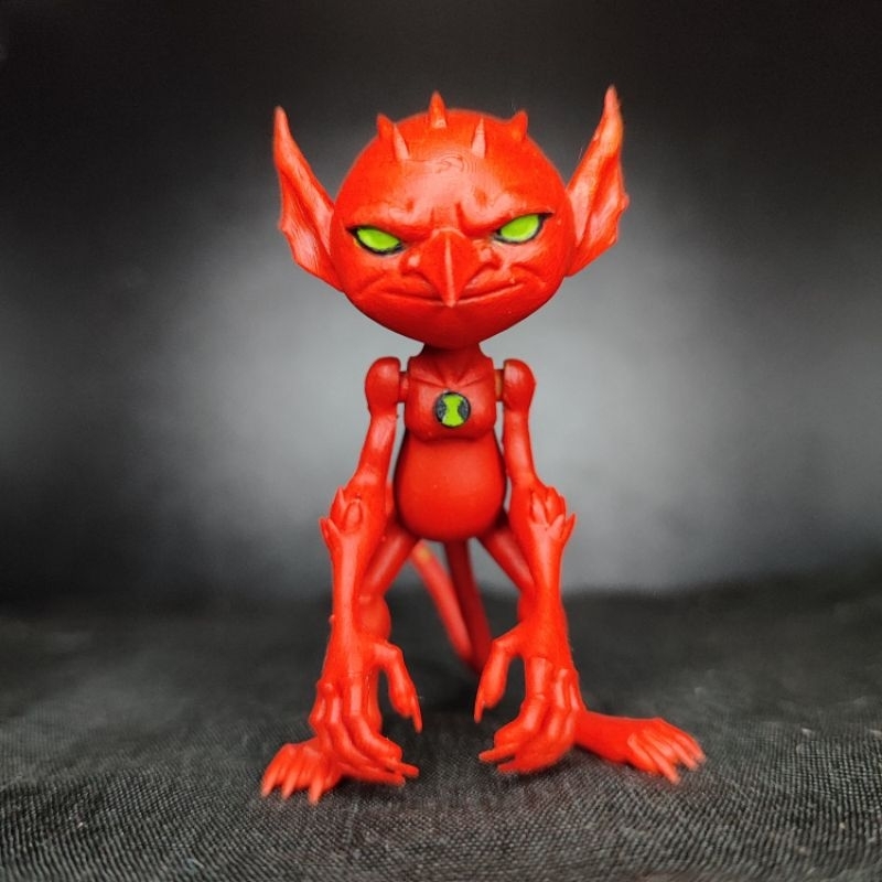 Boneco Ben 10 Ultimate Alien Diabrete Impressão Resina 3D - Escala Bandai