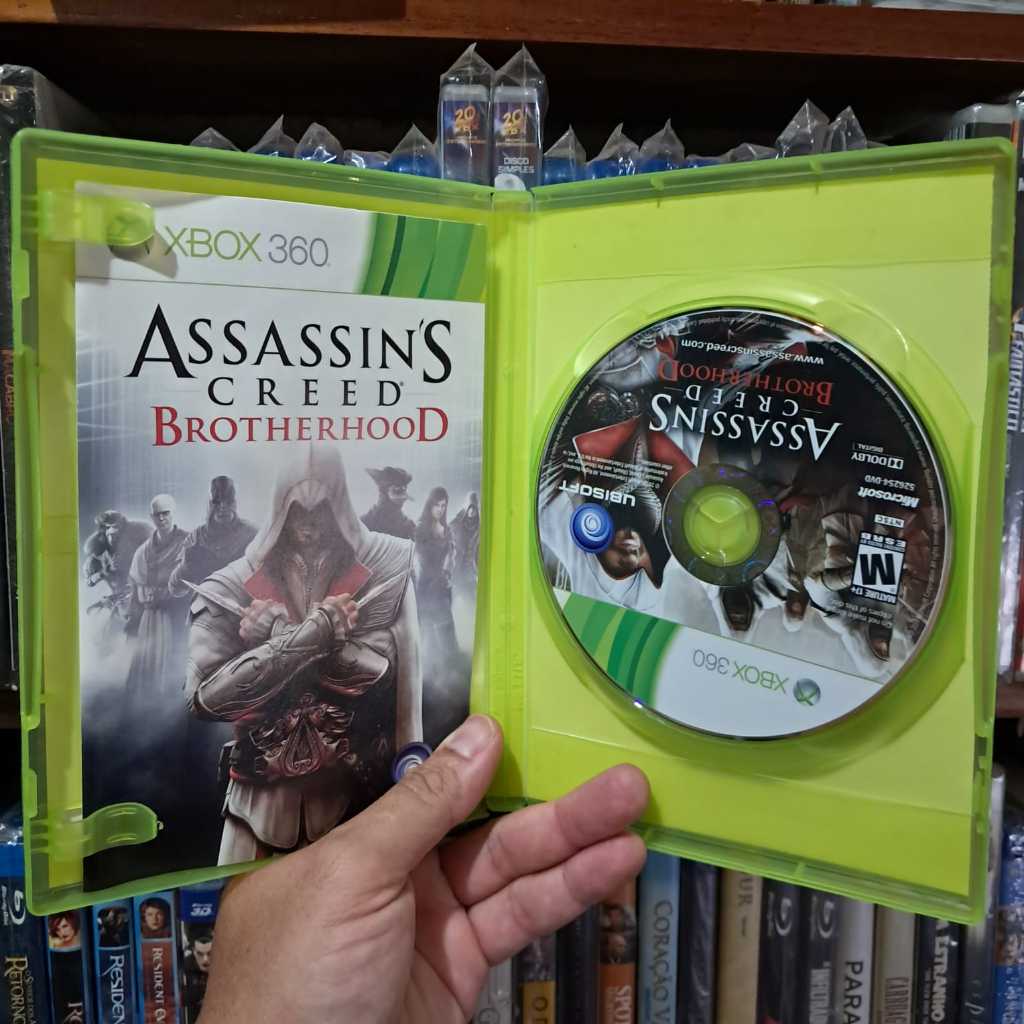 Assassins Creed Brotherhood Xbox 360 Midia Fisica Original Seminovo - Xbox One, Xbox Series X