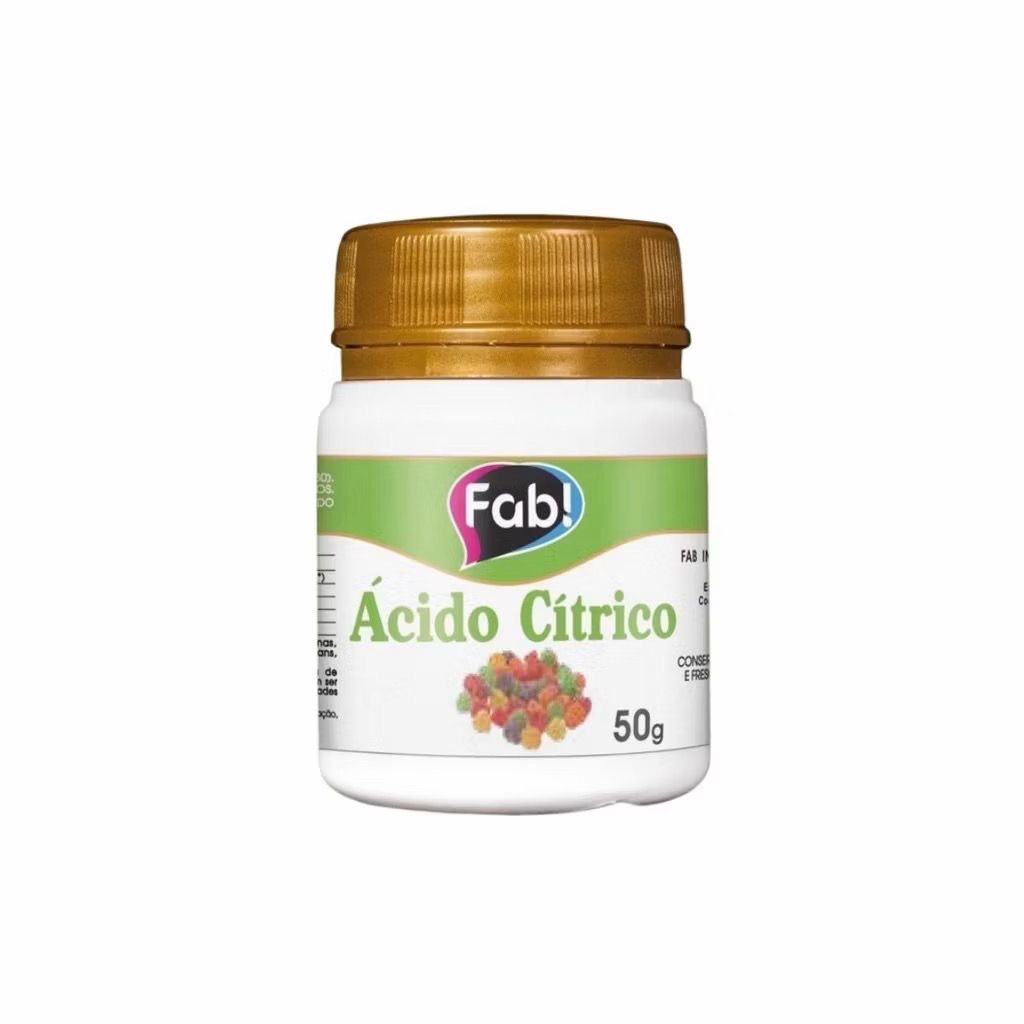 ACIDO CITRICO 50G FAB CONFEITARIA