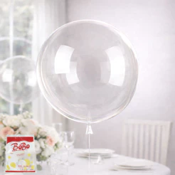 Kit 50 Unidades Balão Bubble 18 Polegadas - 45 Cm - Cristal
